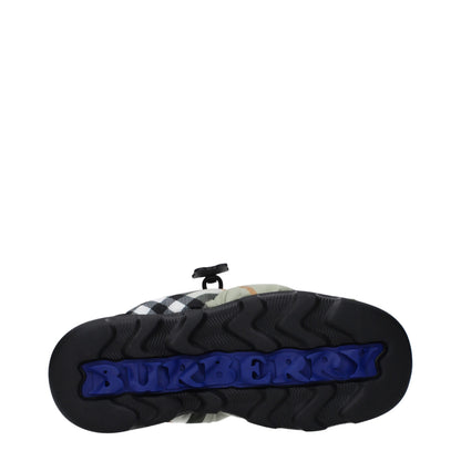 Mocassins Burberry en tissu vert