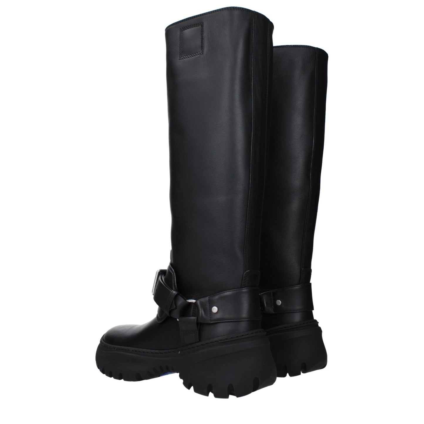 Burberry Black Leather Boots