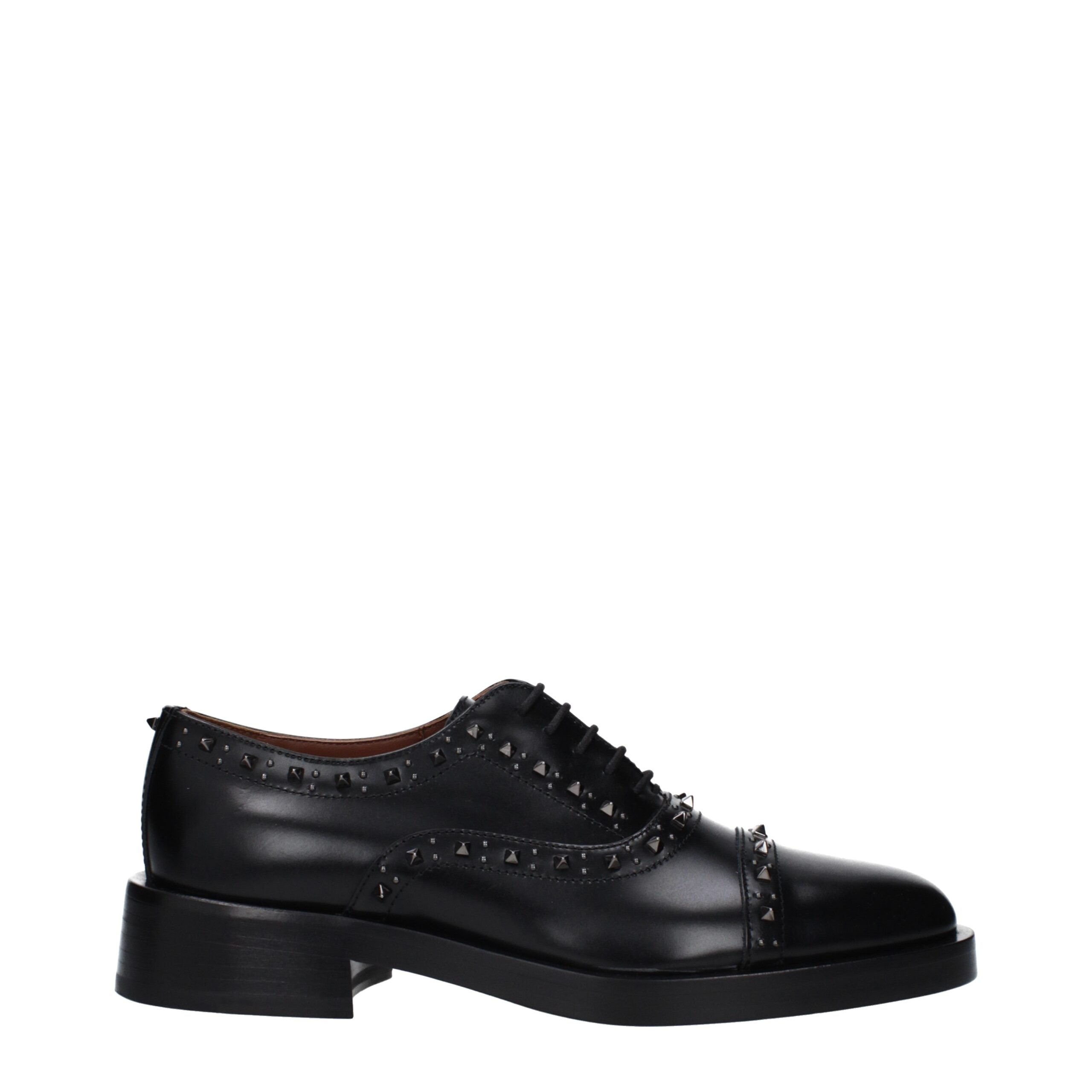 Valentino Garavani Oxford e Derby in pelle nera
