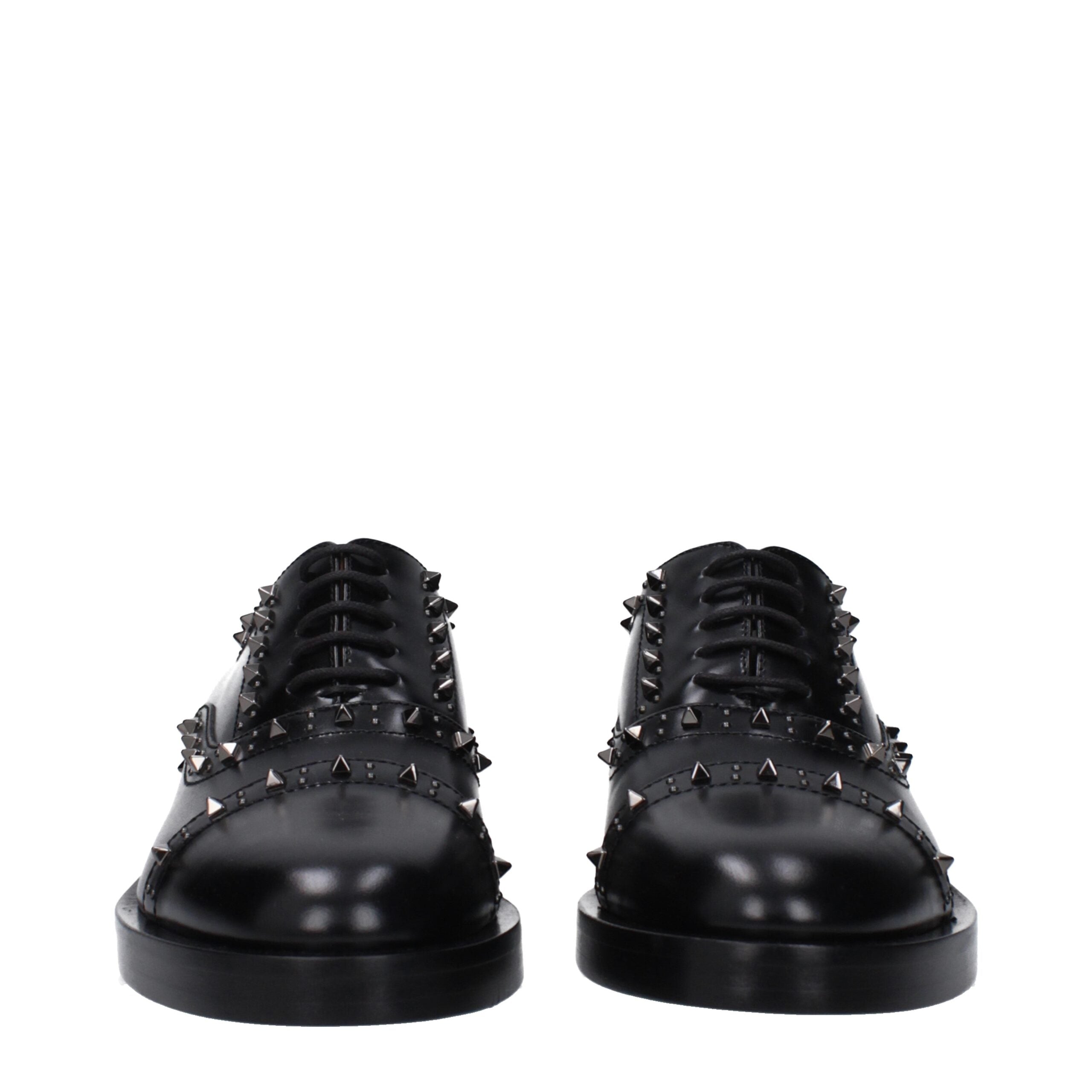 Valentino Garavani Oxford e Derby in pelle nera