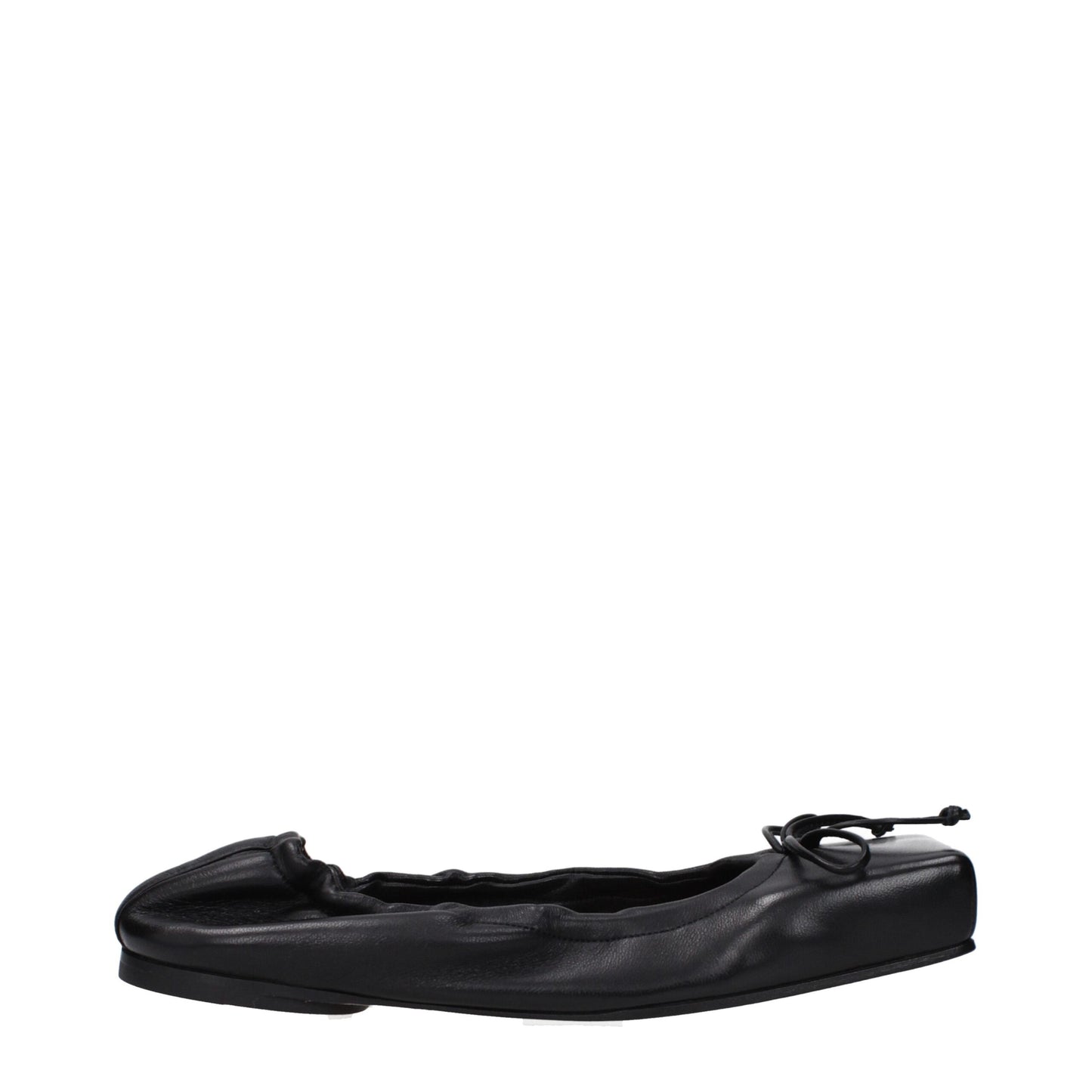 Ballerines en cuir noir Jacquemus