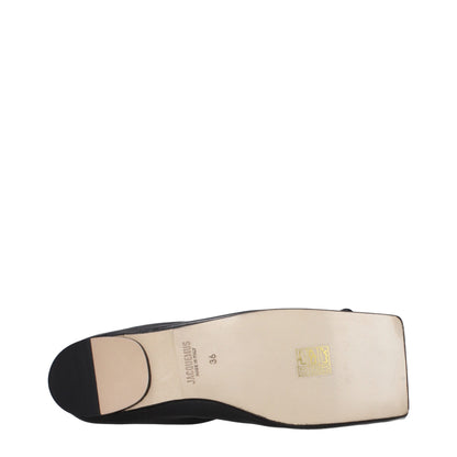 Ballerines en cuir noir Jacquemus