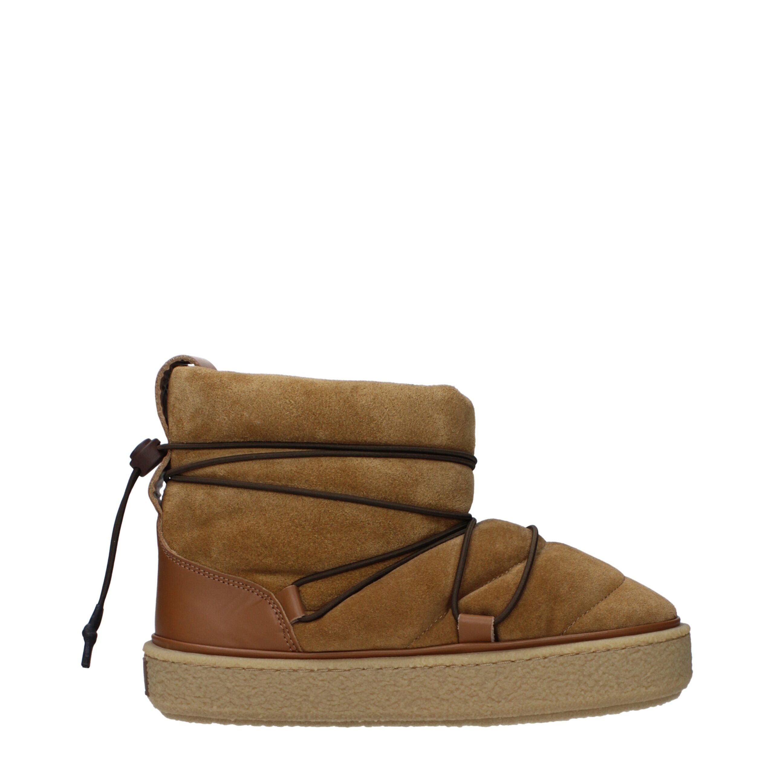 Bottines Isabel Marant en cuir marron