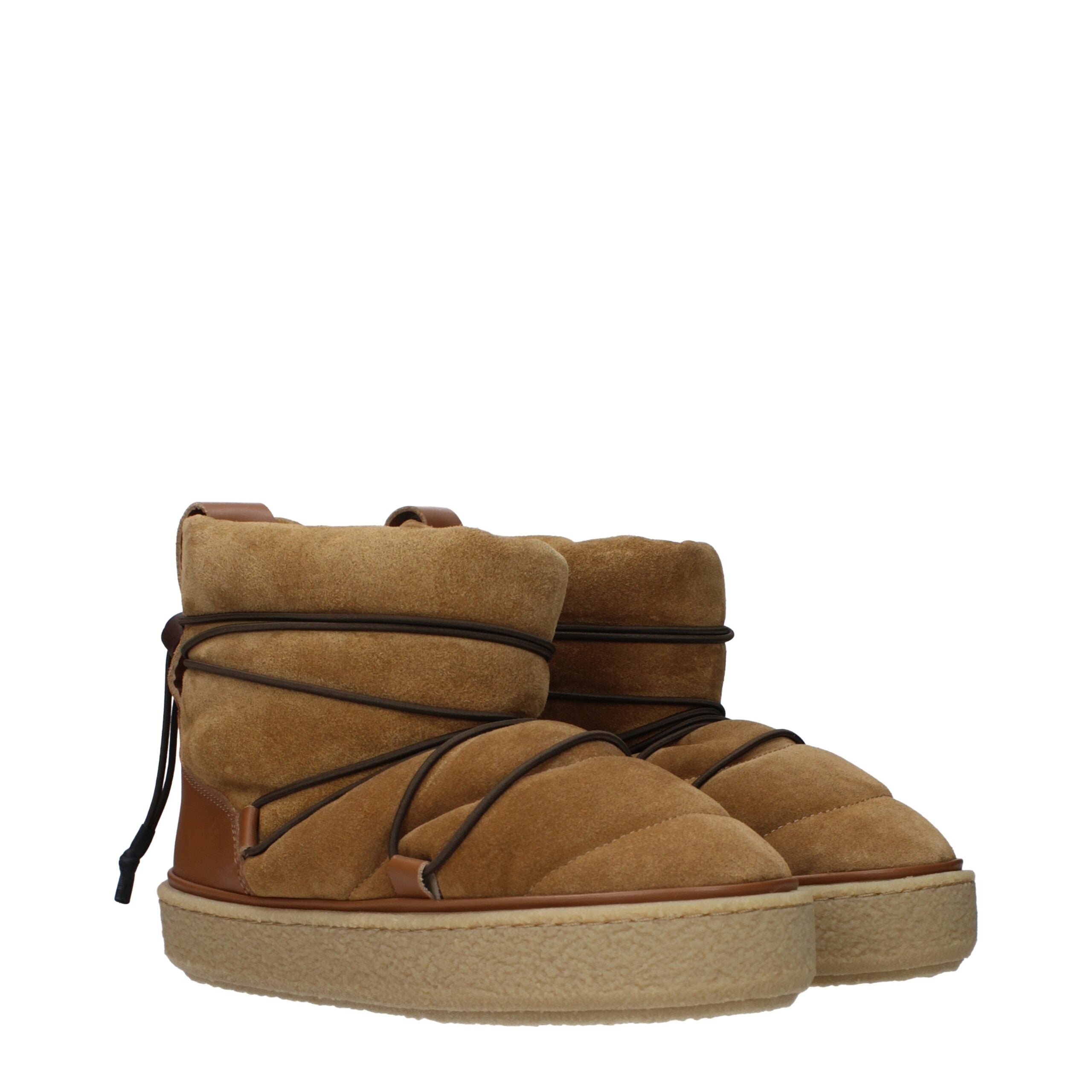 Bottines Isabel Marant en cuir marron