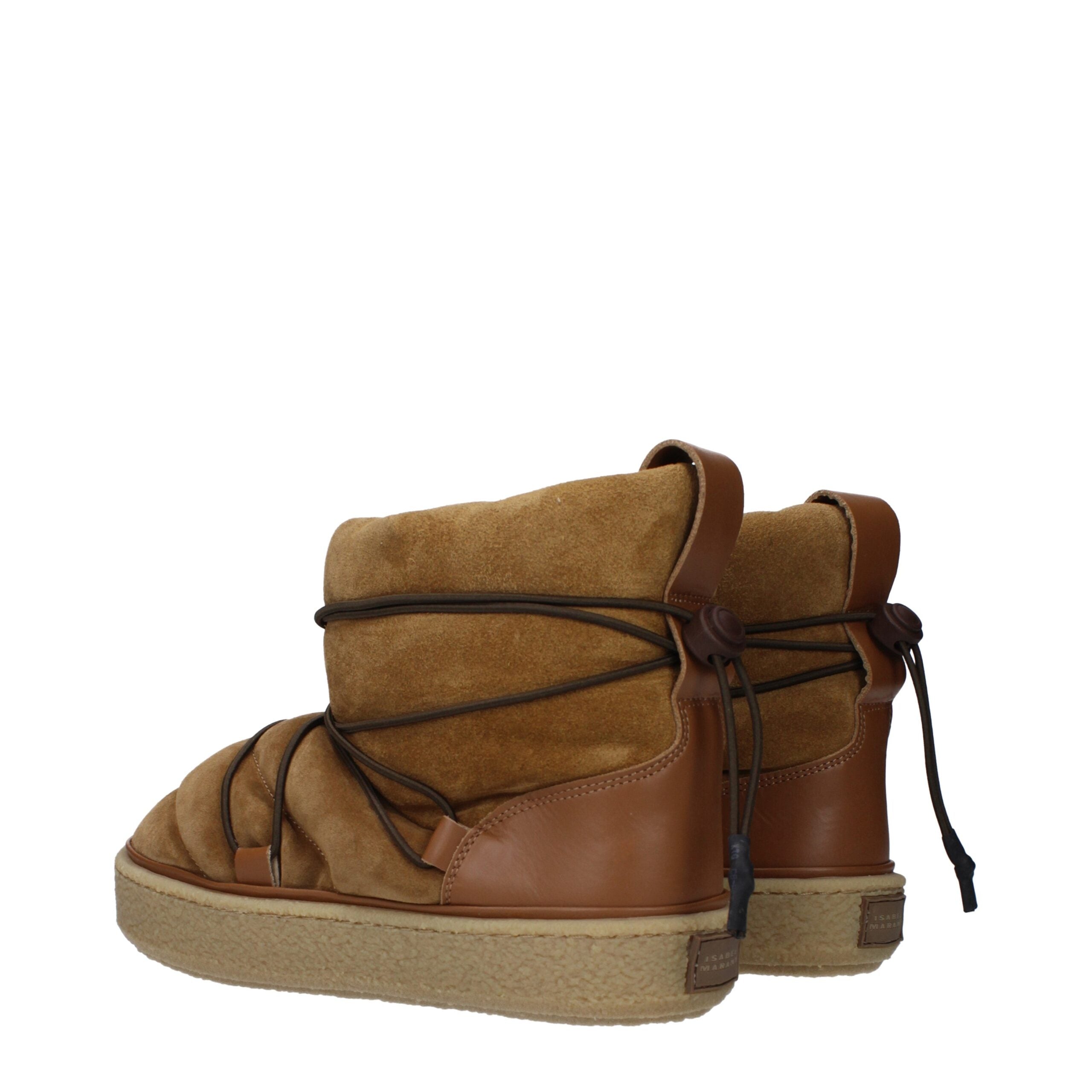 Bottines Isabel Marant en cuir marron
