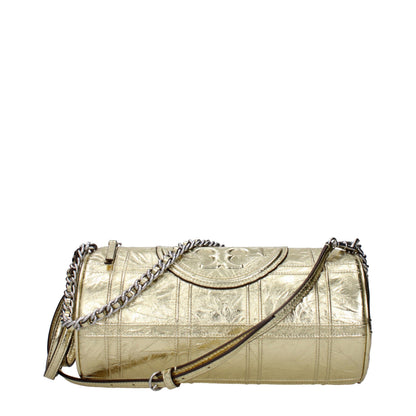 Sac à bandoulière en cuir doré Tory Burch