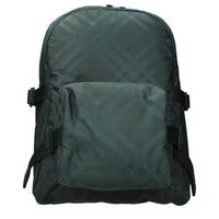 Zaino in tessuto verde Burberry
