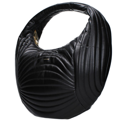 Borsa a mano in pelle nera Salvatore Ferragamo