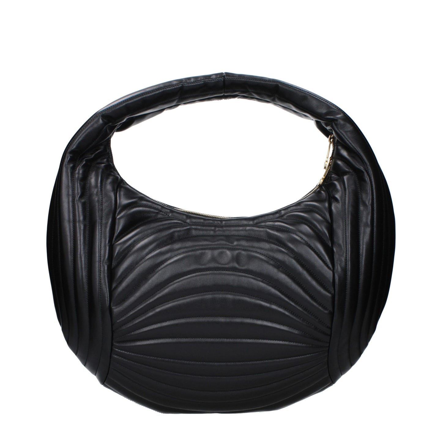 Borsa a mano in pelle nera Salvatore Ferragamo