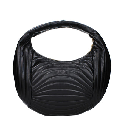 Borsa a mano in pelle nera Salvatore Ferragamo