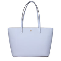 Sac bandoulière Tory Burch en cuir bleu clair