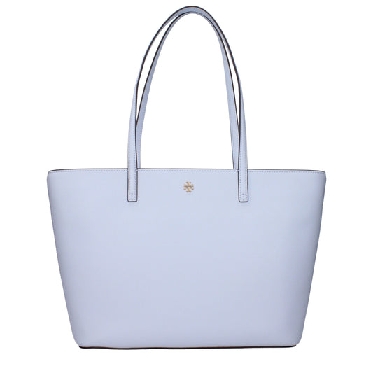 Borsa a tracolla in pelle azzurra Tory Burch