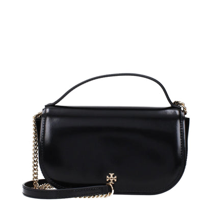 Borsa a mano in pelle nera Tory Burch