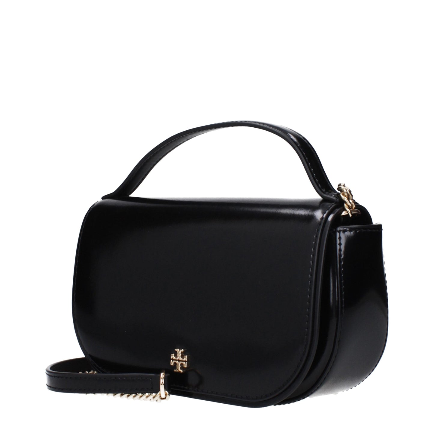 Borsa a mano in pelle nera Tory Burch