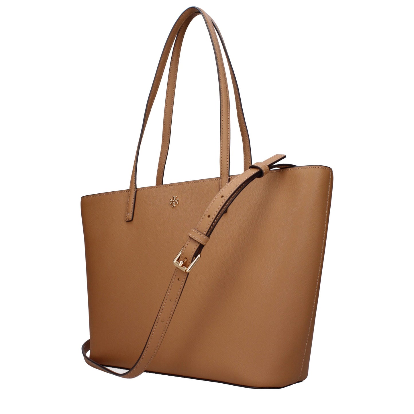 Borsa a tracolla in pelle marrone Tory Burch