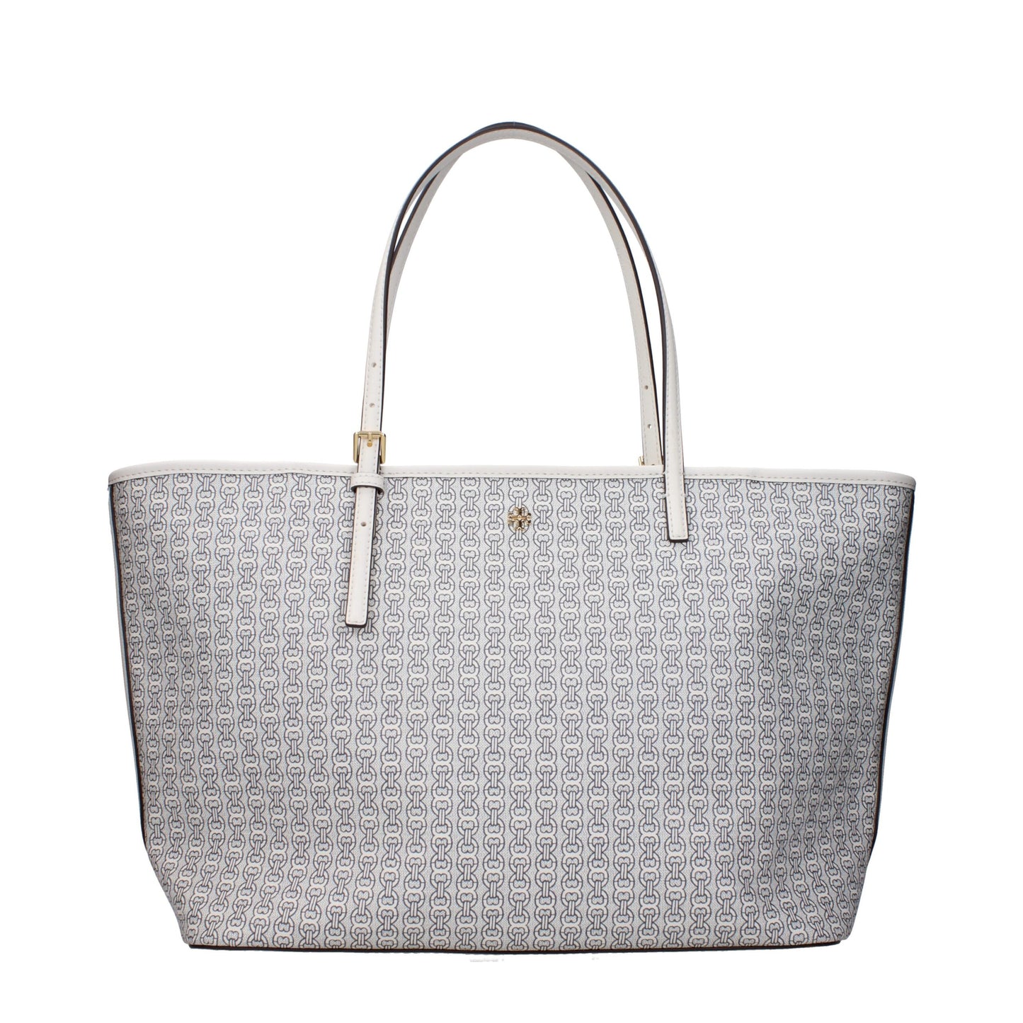 Borsa a tracolla in pelle beige Tory Burch