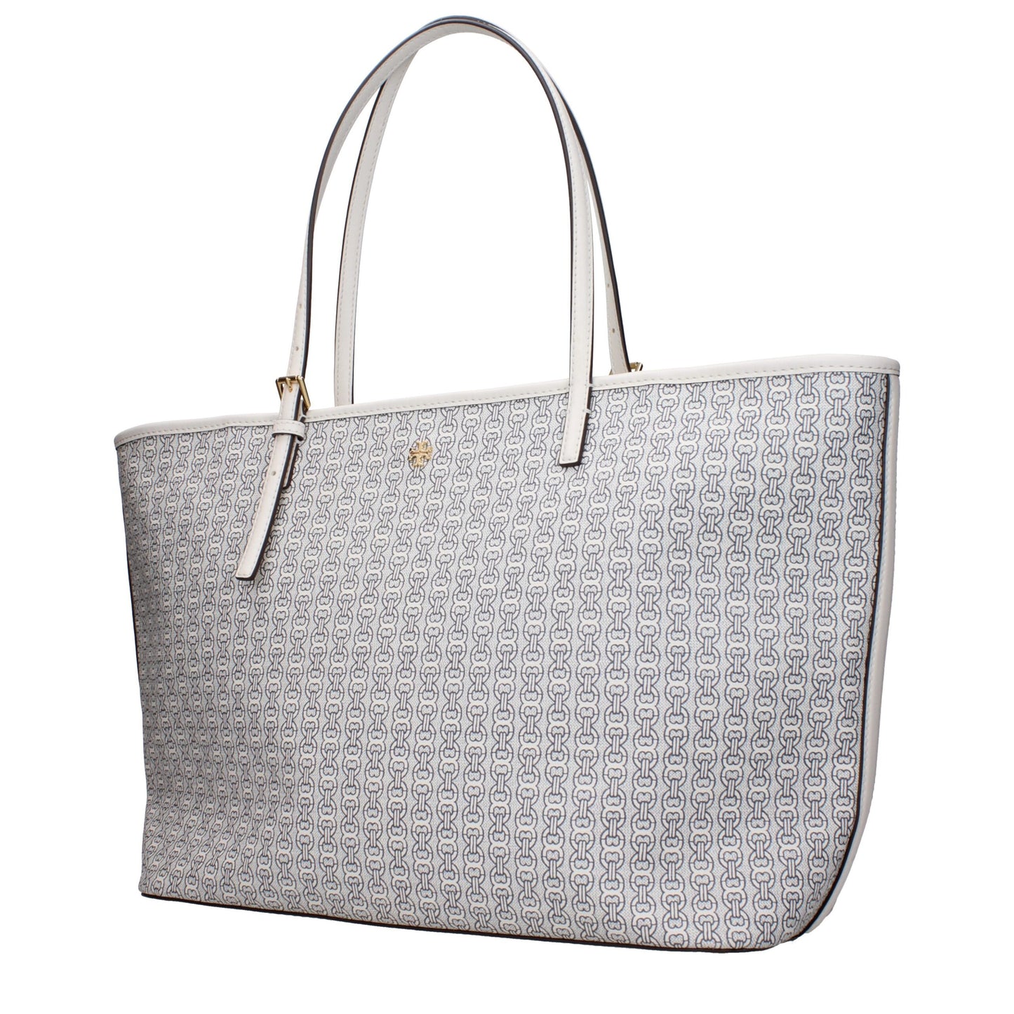 Borsa a tracolla in pelle beige Tory Burch