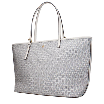 Borsa a tracolla in pelle beige Tory Burch