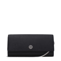 Borsa a mano in pelle nera Tory Burch