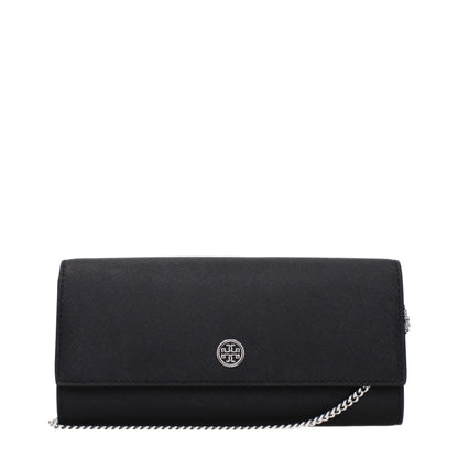 Borsa a mano in pelle nera Tory Burch