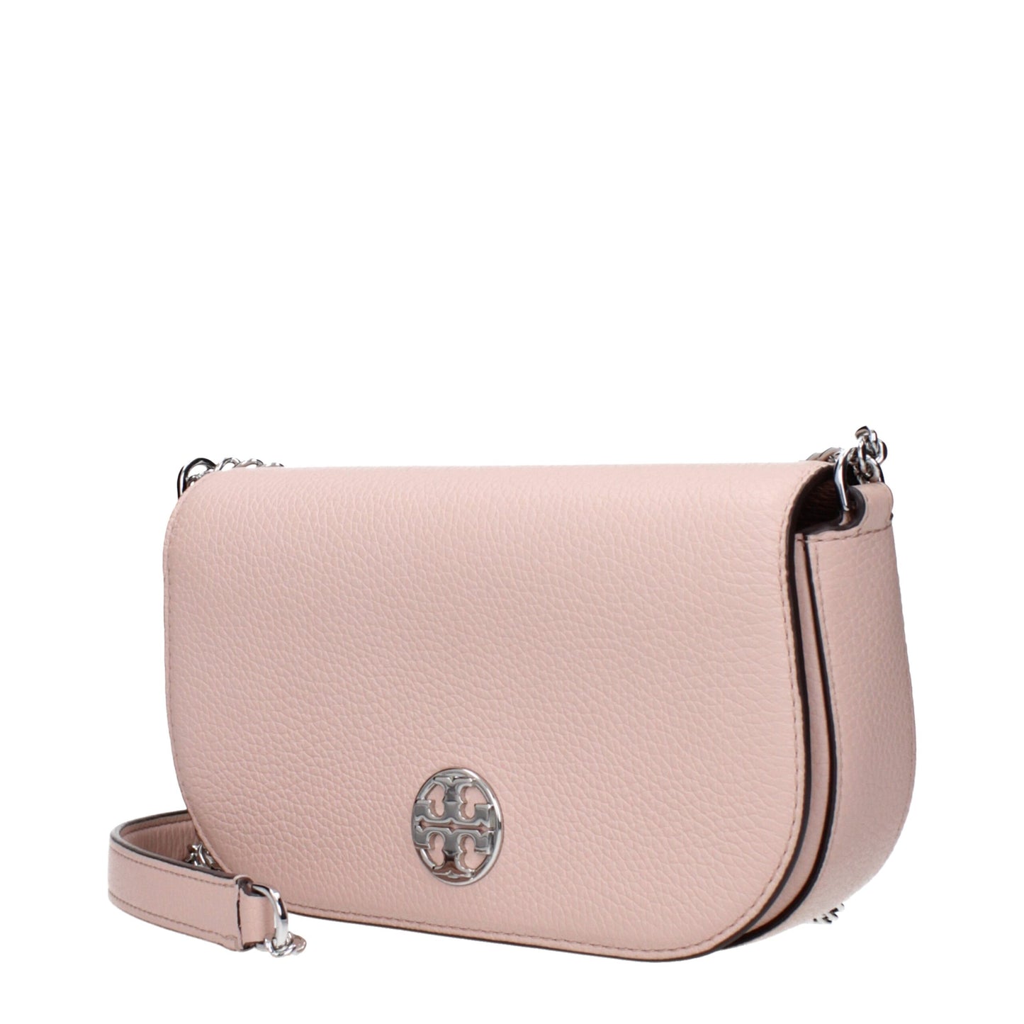 Borsa a tracolla in pelle rosa Tory Burch