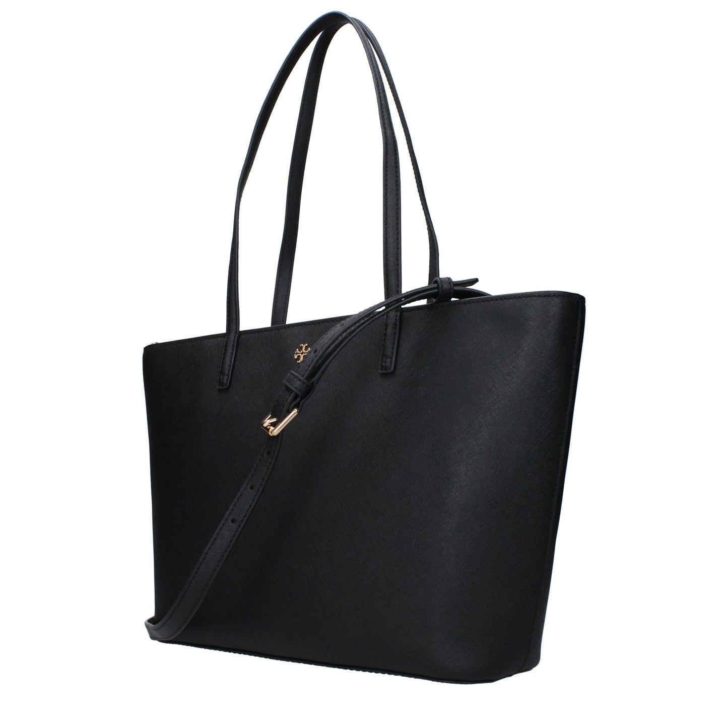 Borsa a tracolla in pelle nera Tory Burch