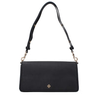 Borsa a tracolla in pelle nera Tory Burch