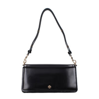 Sac bandoulière en cuir noir Tory Burch