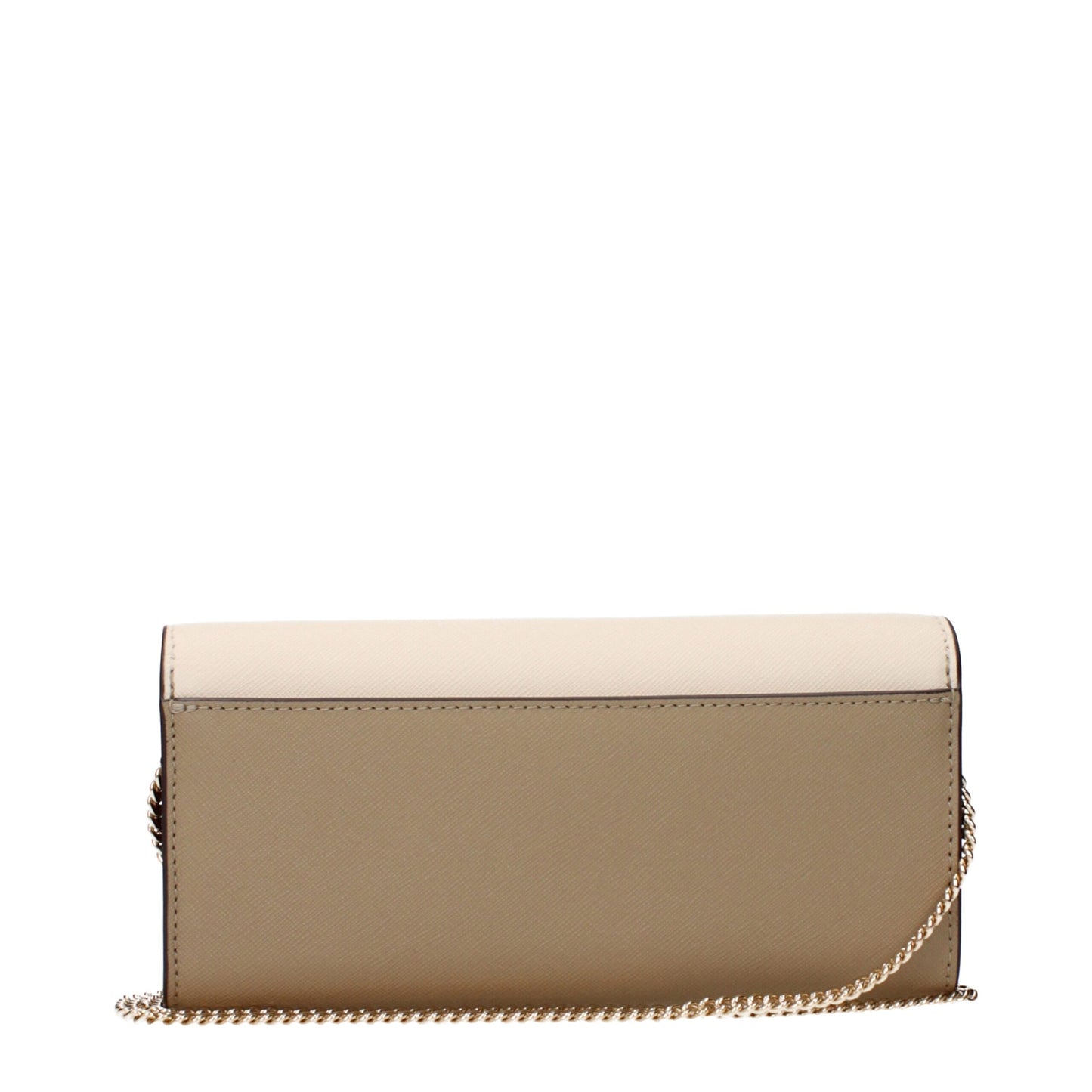 Borsa a mano in pelle beige Tory Burch