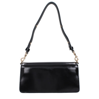 Sac bandoulière en cuir noir Tory Burch