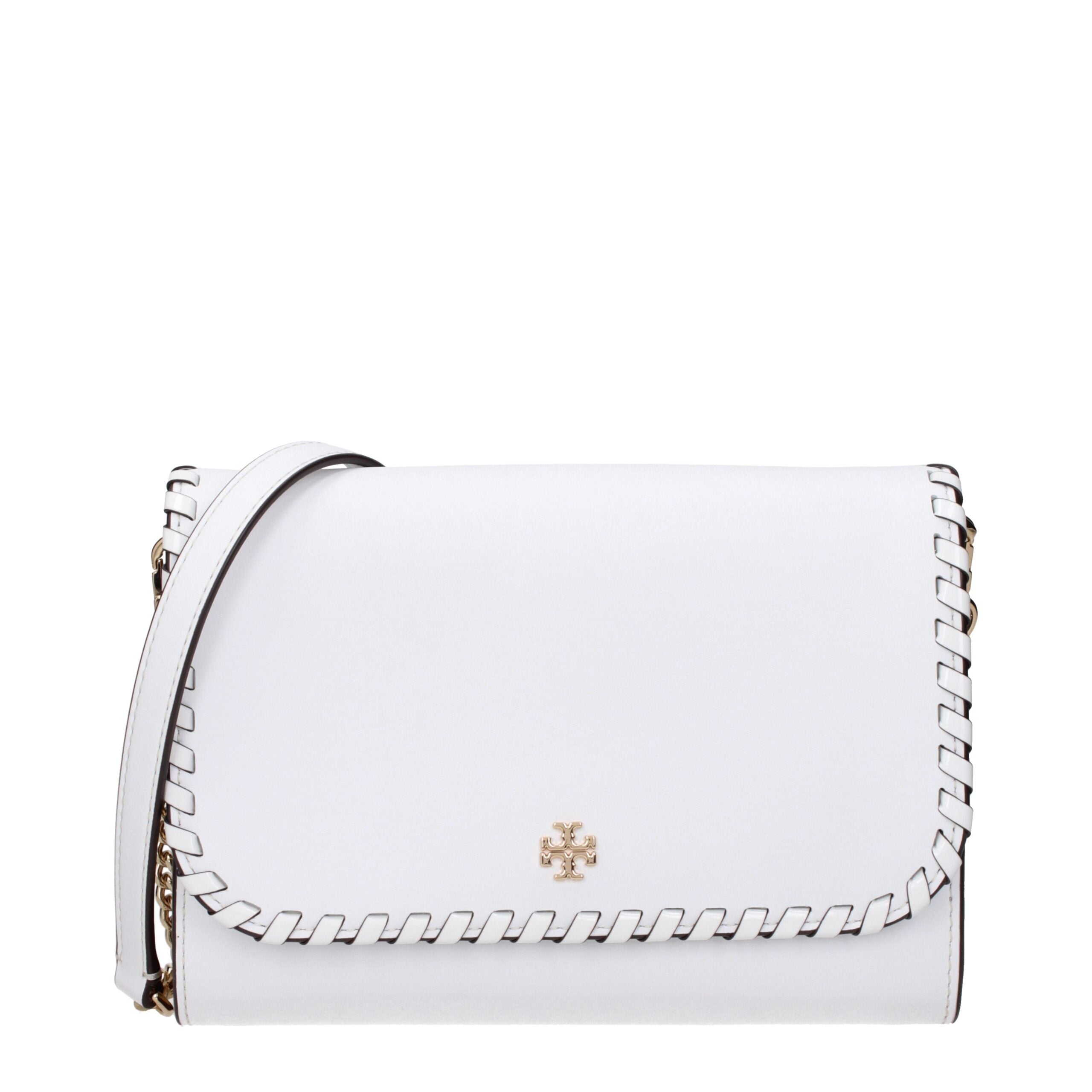 Tory Burch Blue Leather Clutch Bag