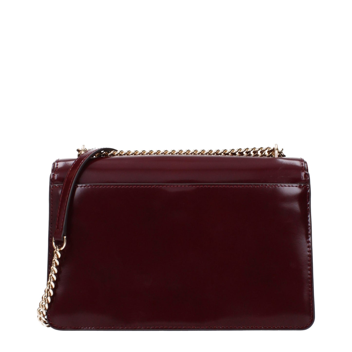 Borsa a tracolla in pelle rossa Tory Burch