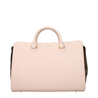 Borsa a mano in pelle rosa Burberry
