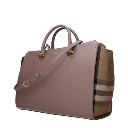 Sac à main Burberry en cuir gris