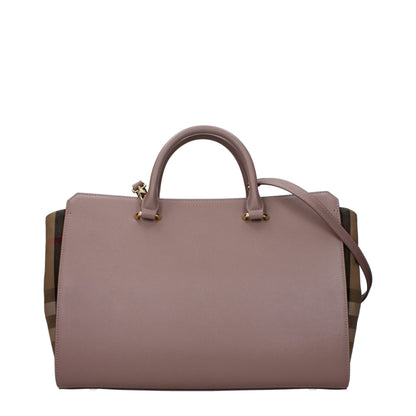 Sac à main Burberry en cuir gris