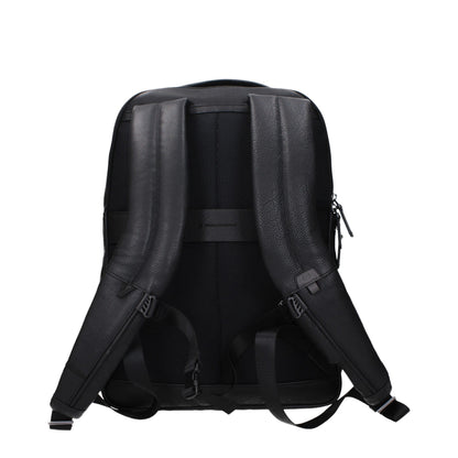 Zaino in pelle nera Piquadro