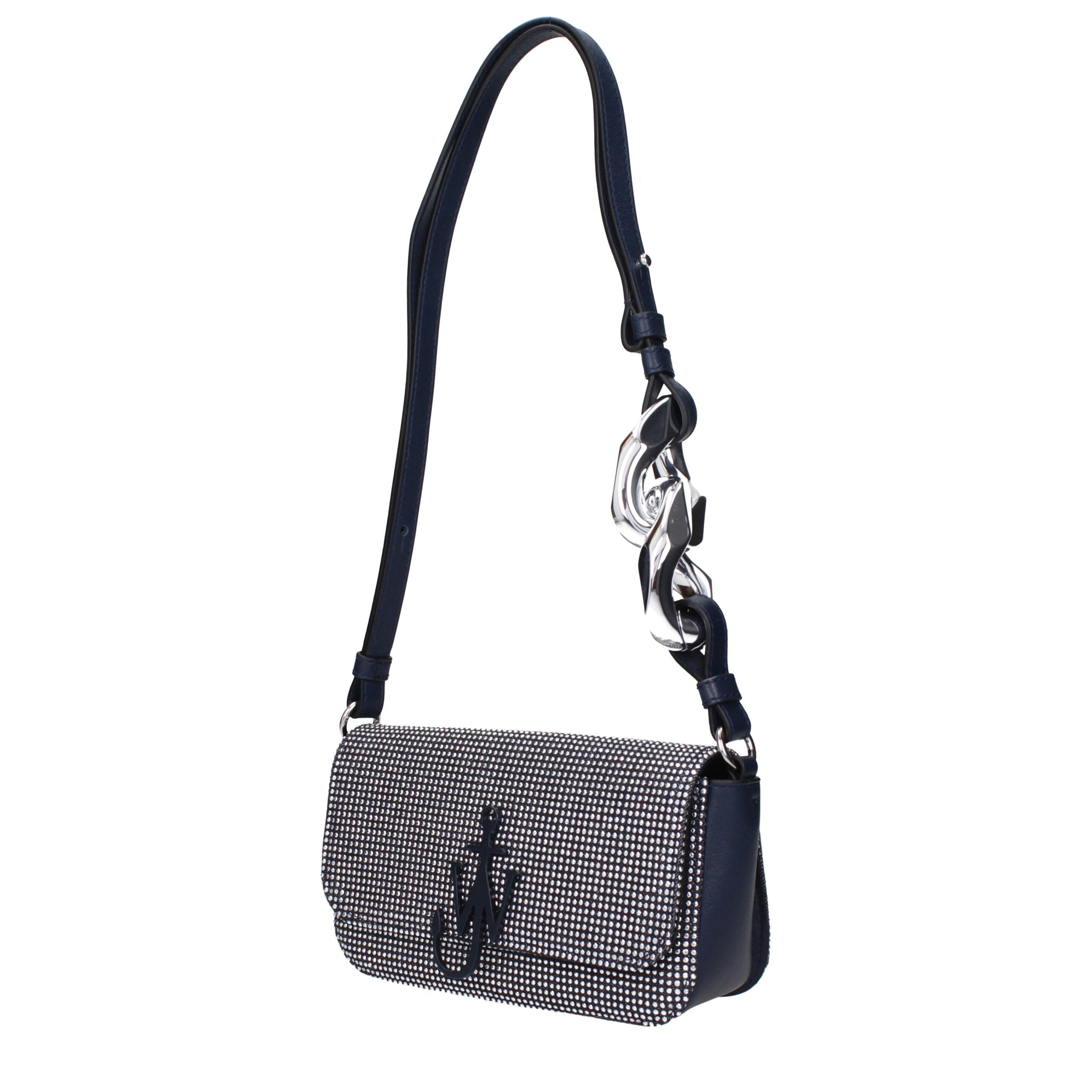 Borsa a tracolla in tessuto blu Jw Anderson