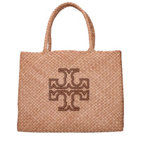 Sac bandoulière en cuir rose Tory Burch