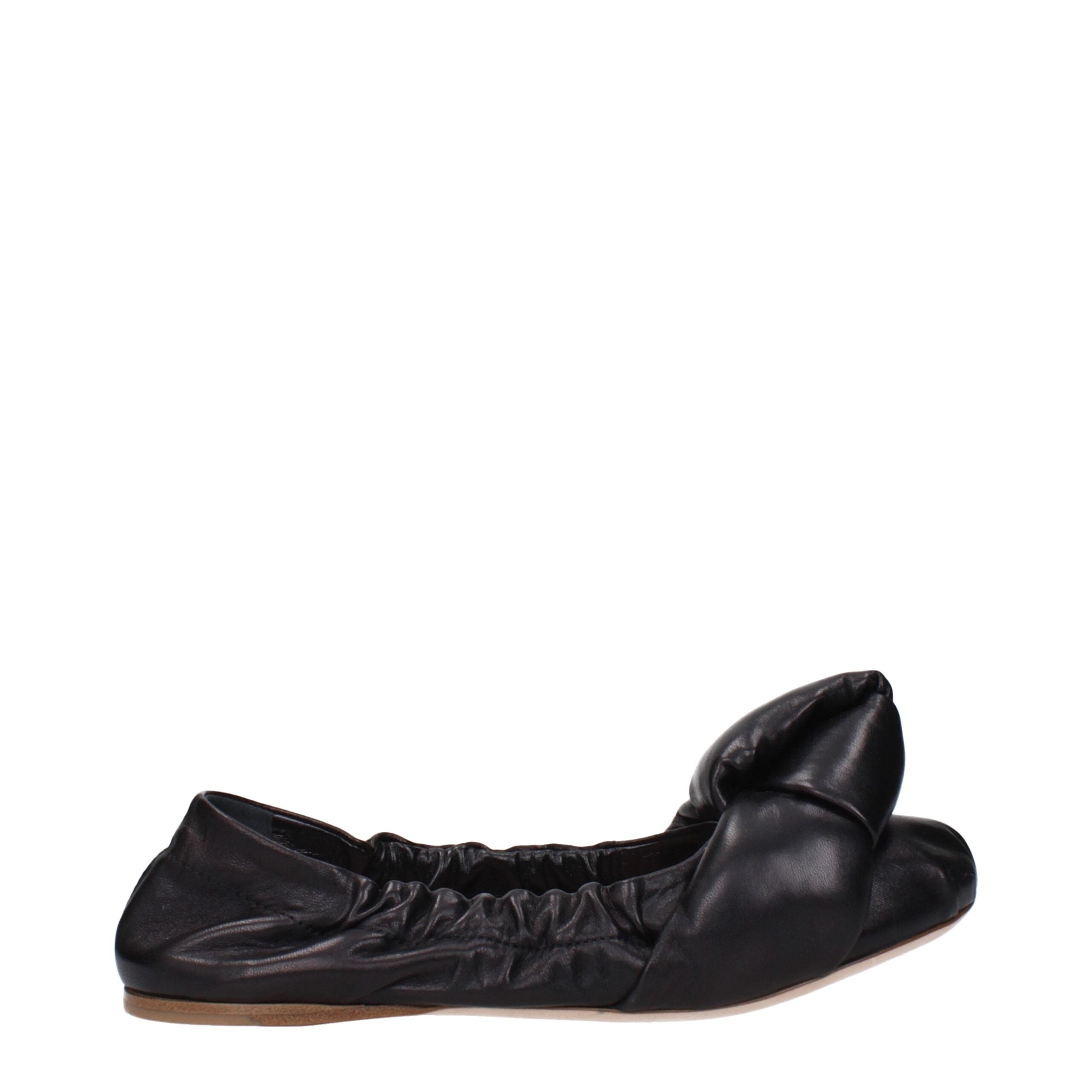Ballerine Miu Miu in pelle nera