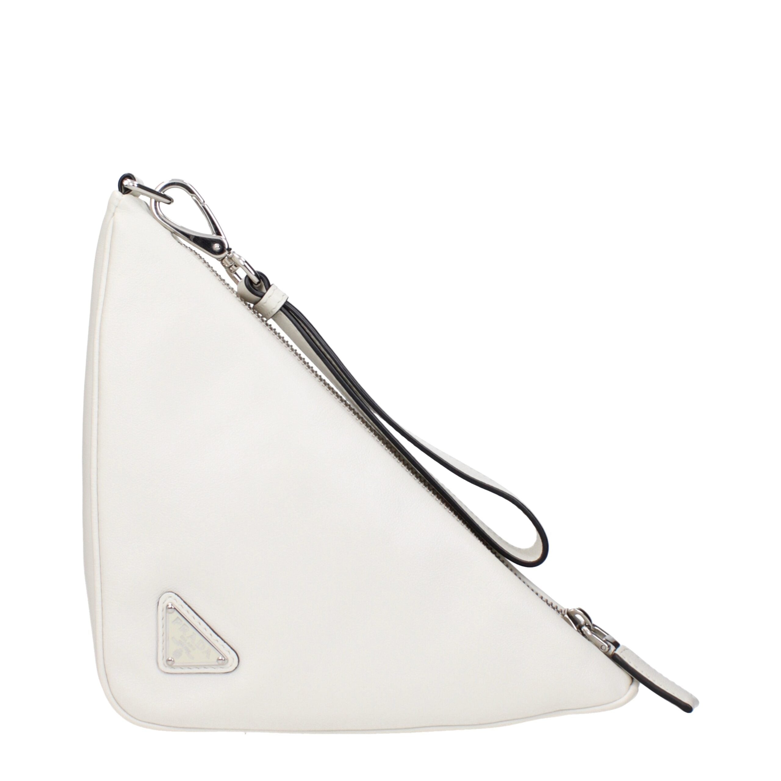 Prada Blue Leather Clutch Bag
