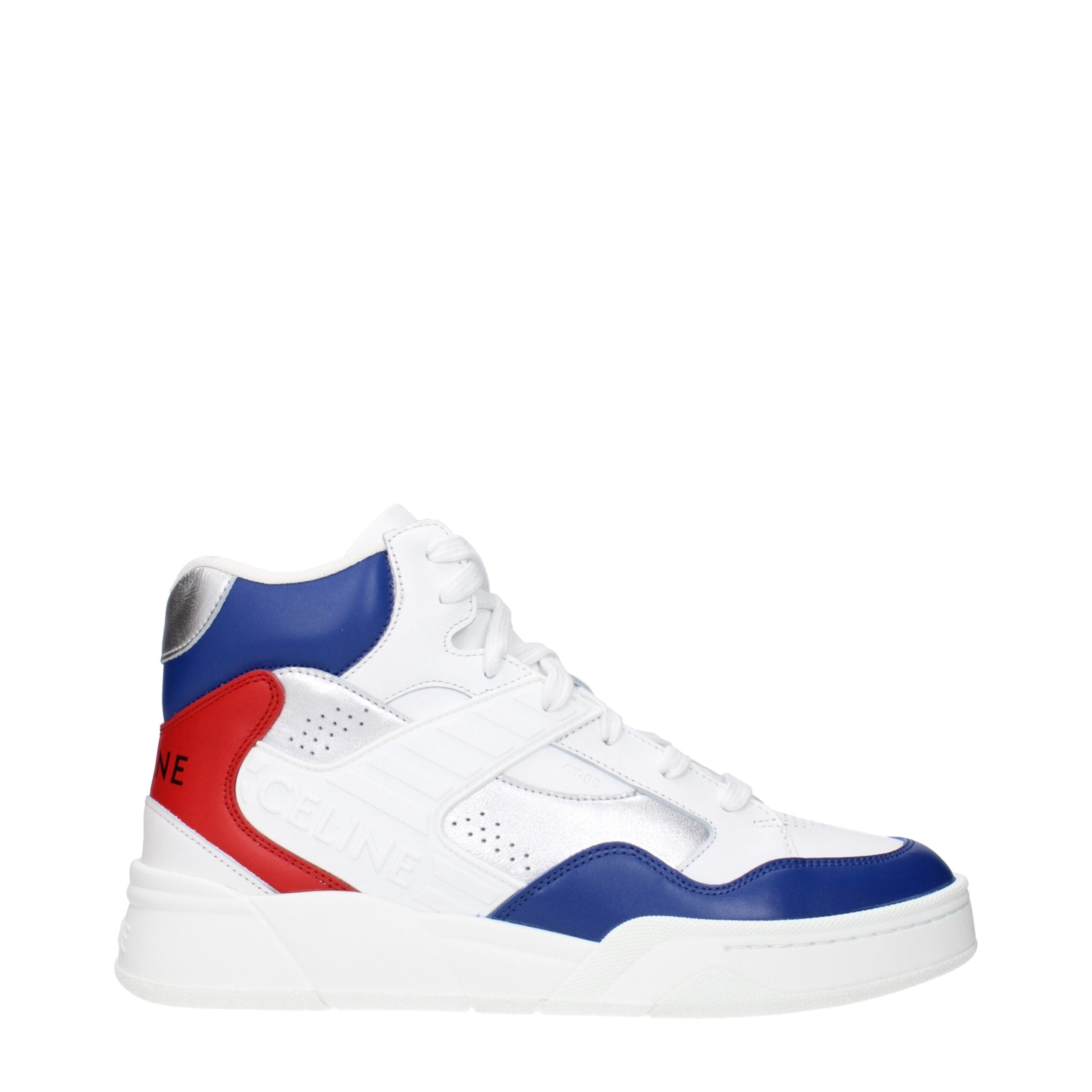 Baskets de sport en cuir bleu Céline