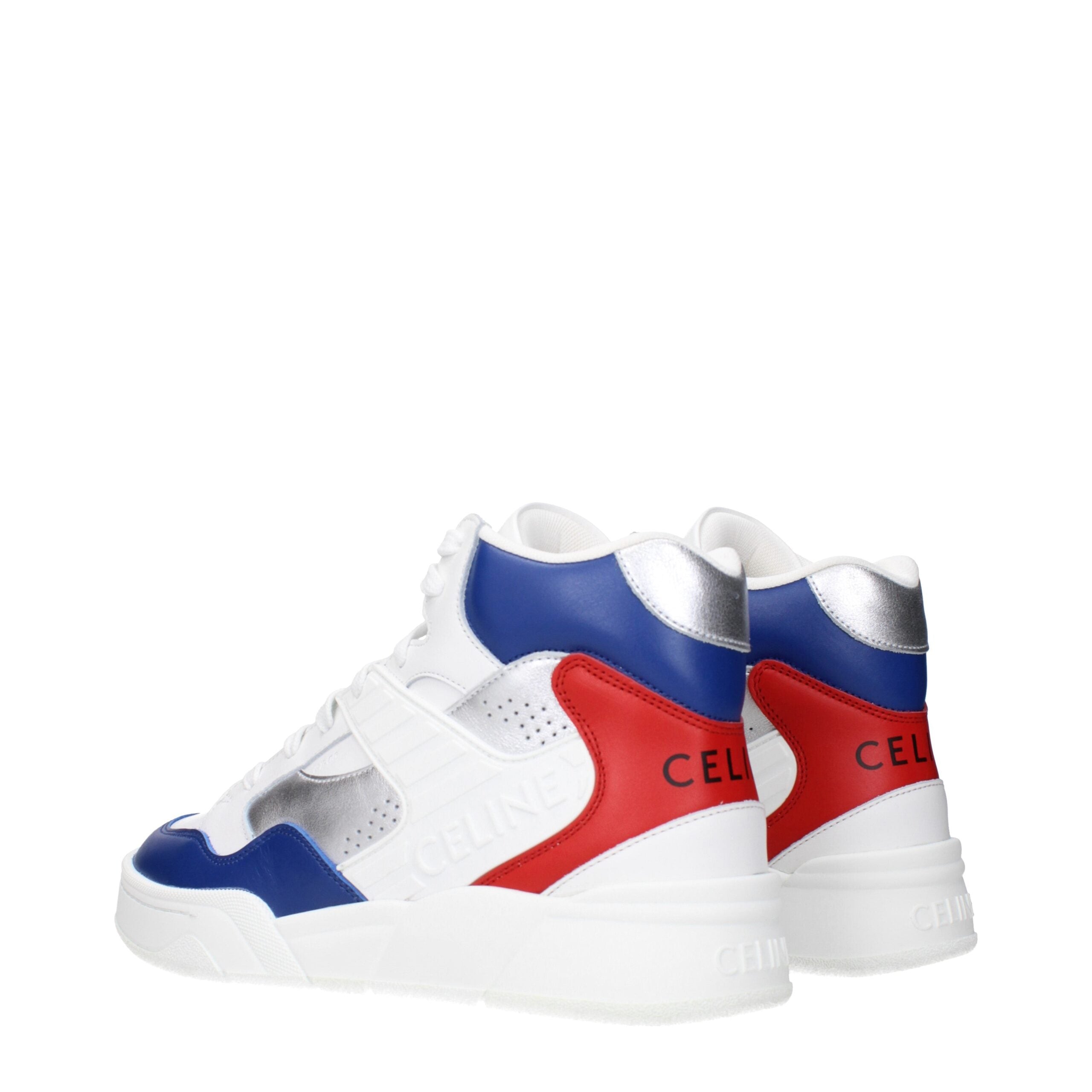 Baskets de sport en cuir bleu Céline