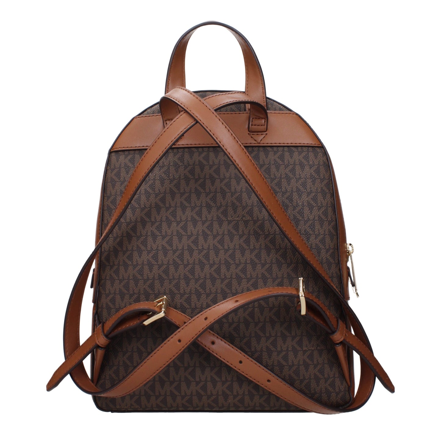 Zaino in tessuto marrone Michael Kors