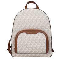 Zaino in tessuto beige Michael Kors