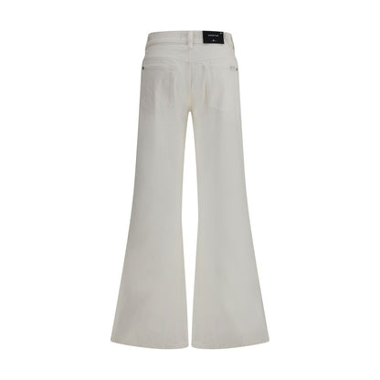 7FOR Jeans Svasati in Cotone Beige