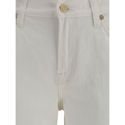 7FOR Jeans Svasati in Cotone Beige