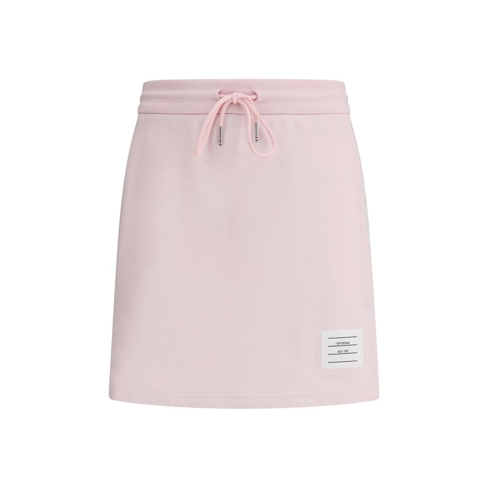 Thom Browne Pink Cotton Mini Skirt