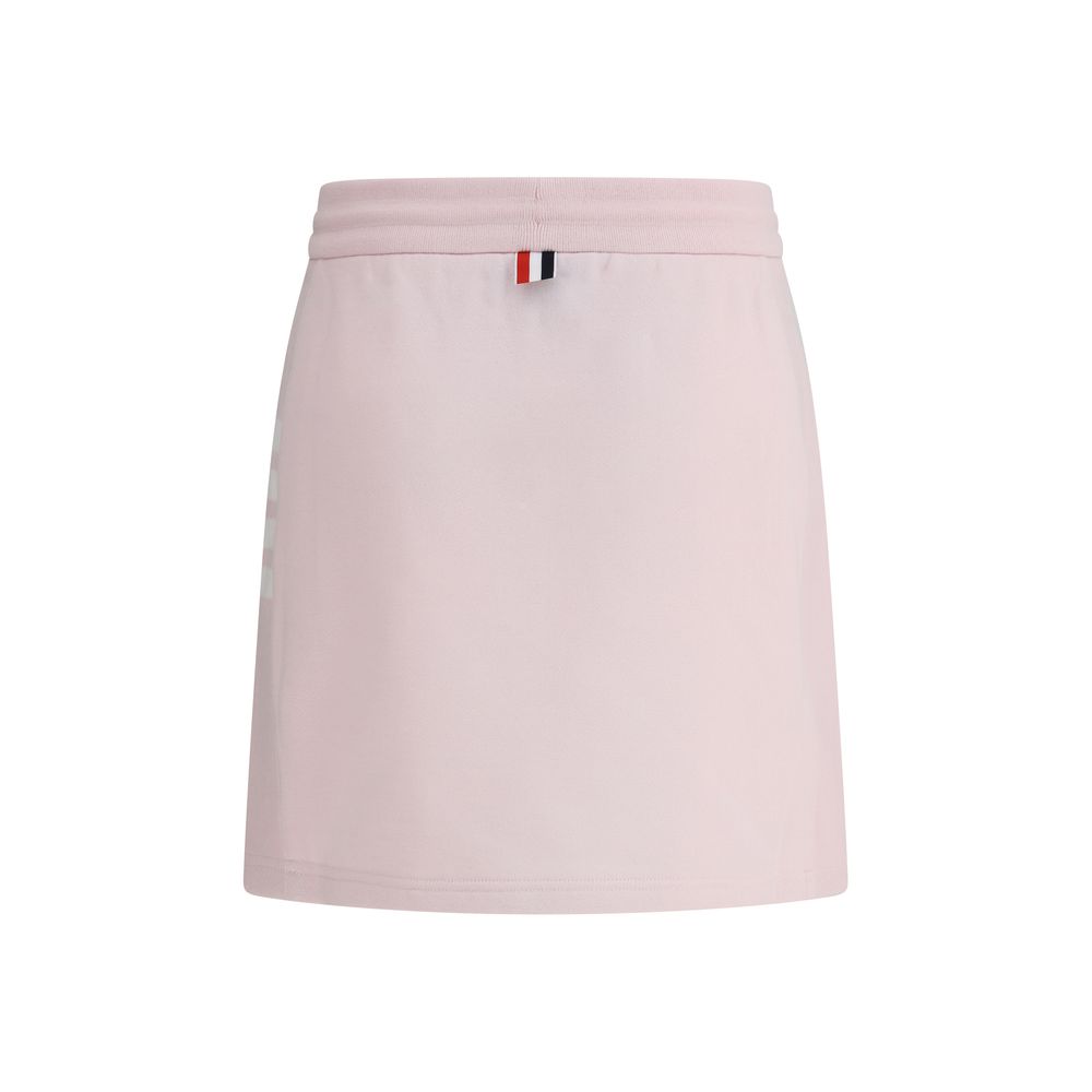 Thom Browne Pink Cotton Mini Skirt