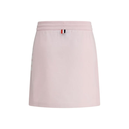 Minigonna in cotone rosa Thom Browne