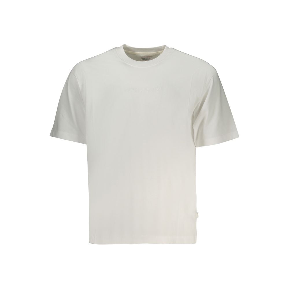 T-shirt homme Guess Jeans Bianco en coton